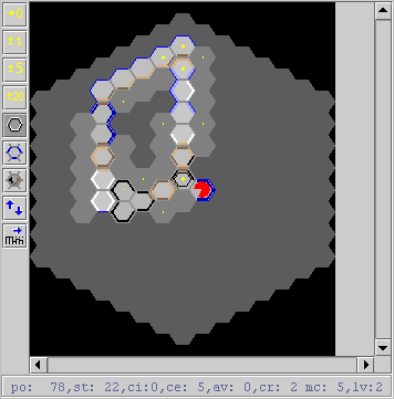 Labyrinth mit laufendem Hamster